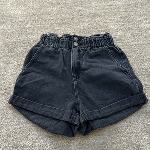 Forever 21 Washed Black Shorts